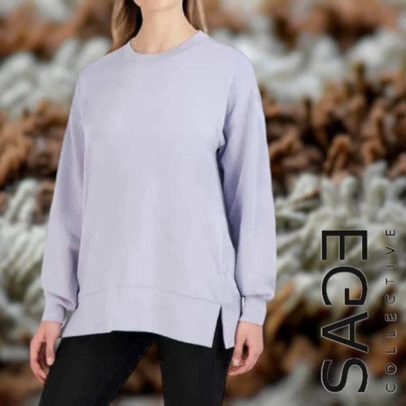Sage Collective | Super Soft Tunic Top with Side Pockets | Purple | NWT - Picture 1 of 3
